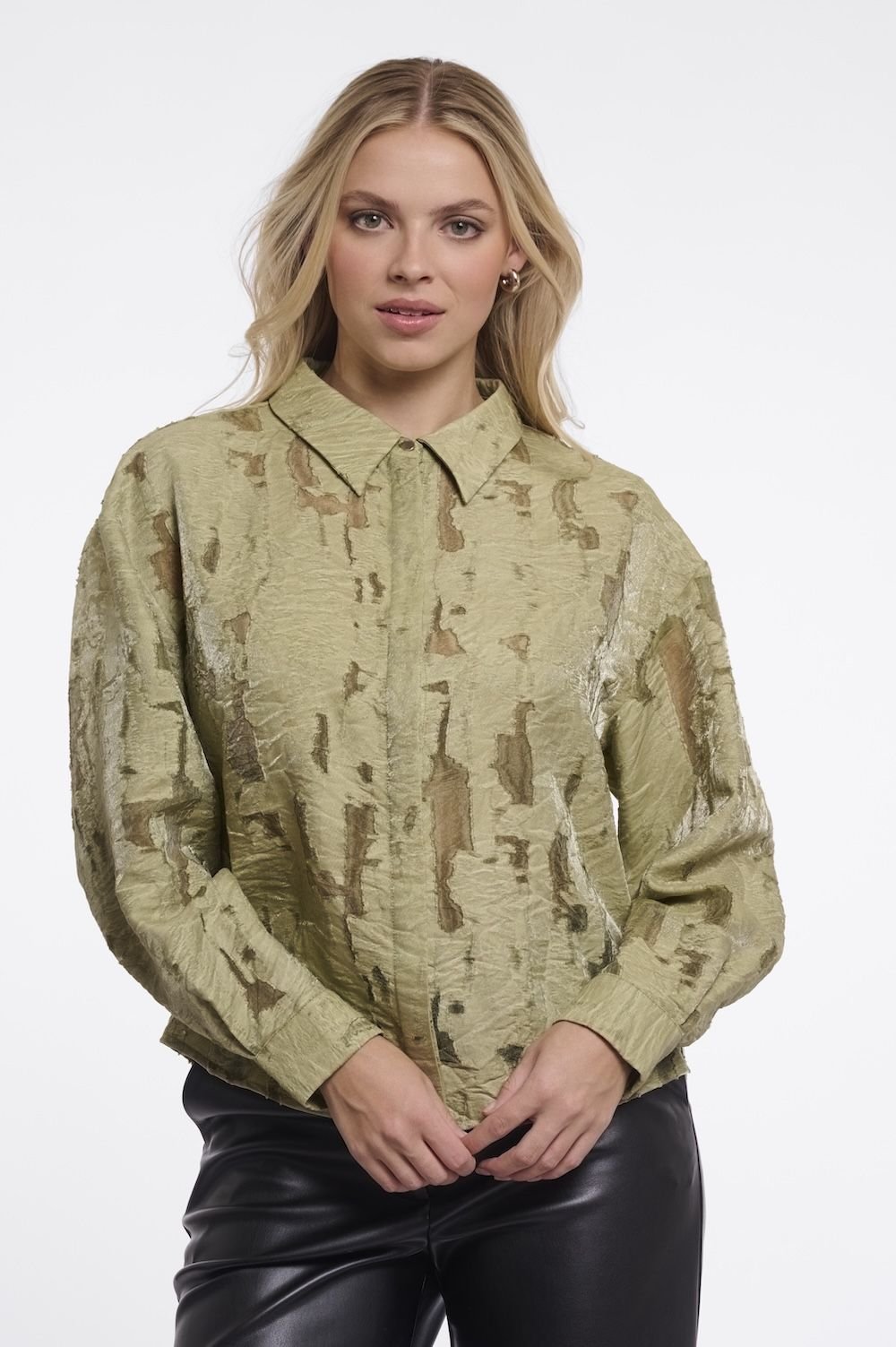 Camisa verde Nadia Rino&Pelle