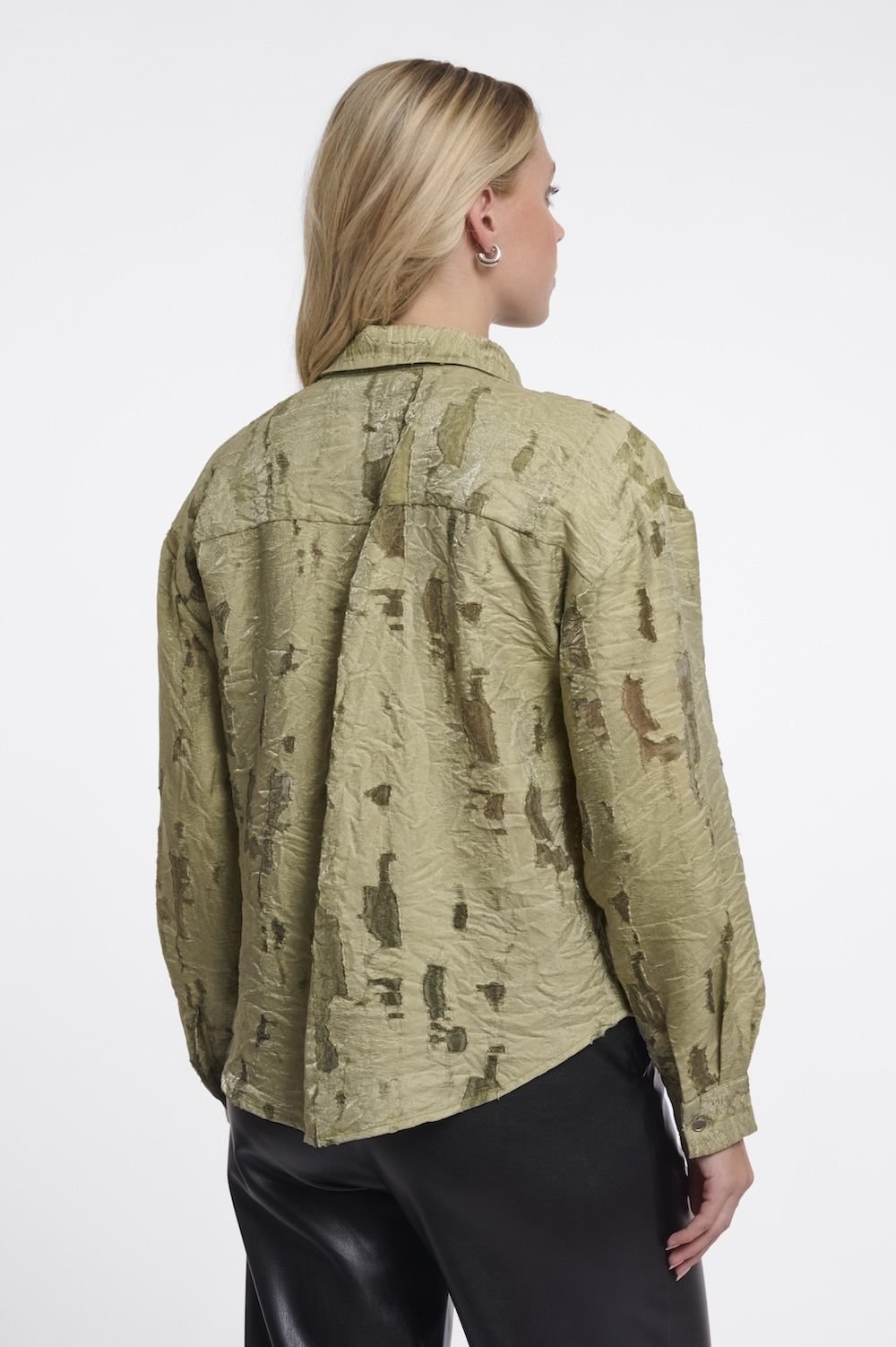 Camisa verde Nadia Rino&Pelle - Imagen 3