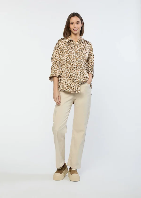 Pantalón Sport beige Poupée Chic