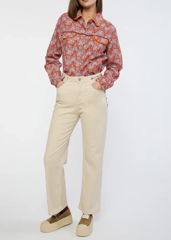 Pantalón Sport beige Poupée Chic