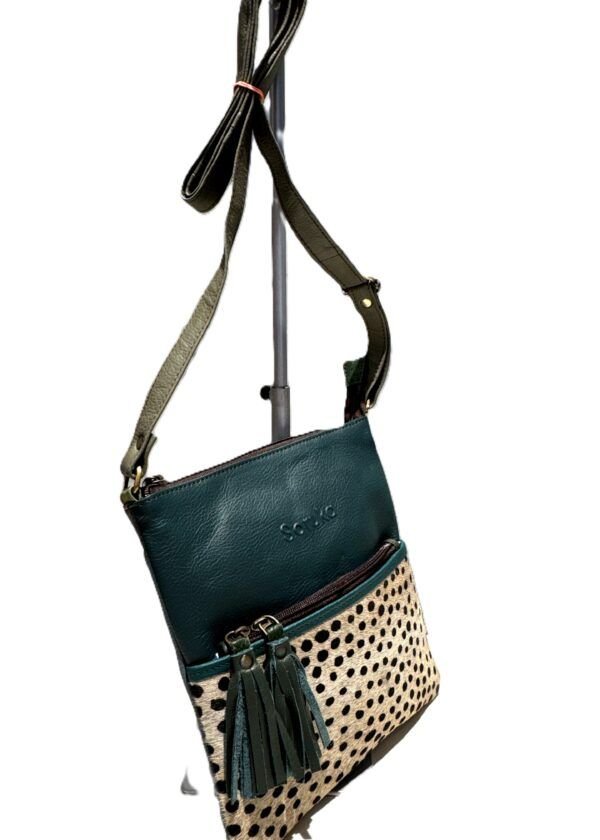 Bolso piel Savana Soruka verde