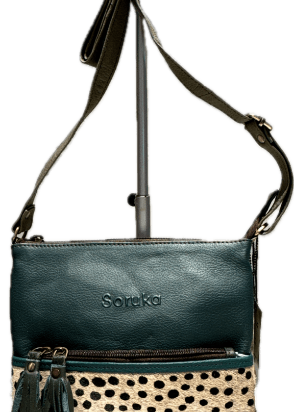 Bolso piel Savana Soruka verde