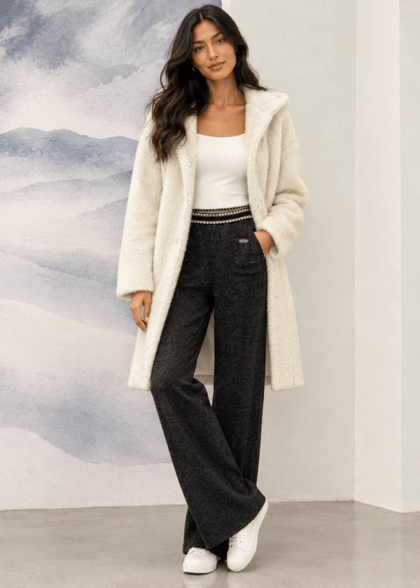 Pantalón gris Coronis Poupée Chic